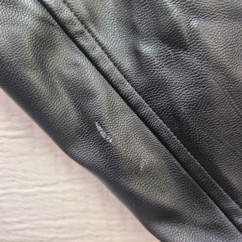 Baby Gap Toddler Girls Faux Leather Moto Jacket Black Size 5 Years 354948-00